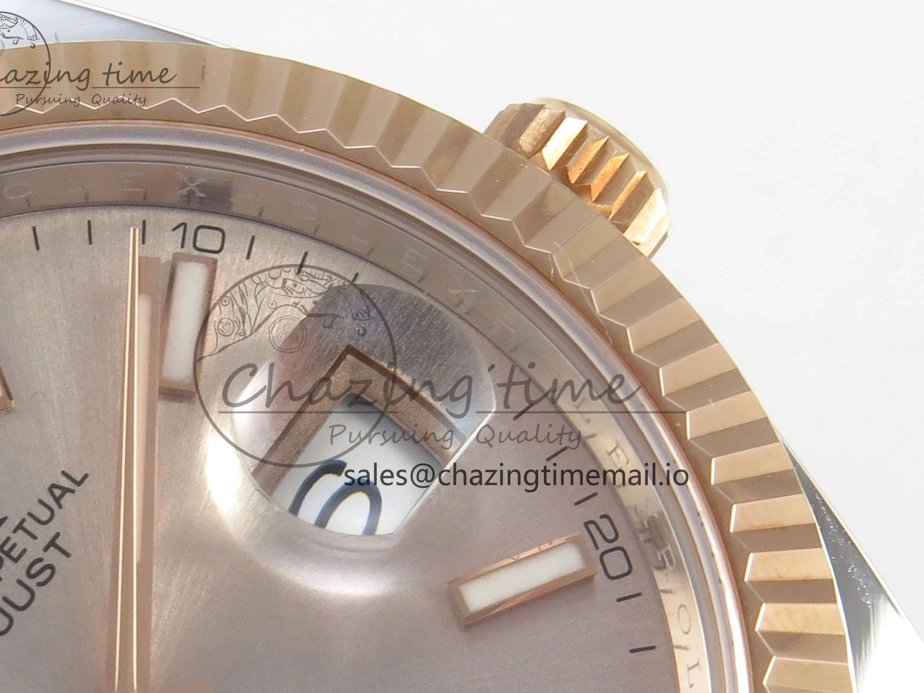 0127 Sporty DateJust 41 126331 SS RG ARF 1:1 Best Edition RG Stick Dial on Oyster Bracelet SH3235 (Weighted) 197